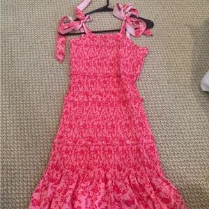Pink shein dress size small